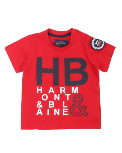 T-shirt Harmont & Blaine Bimbo Rosso