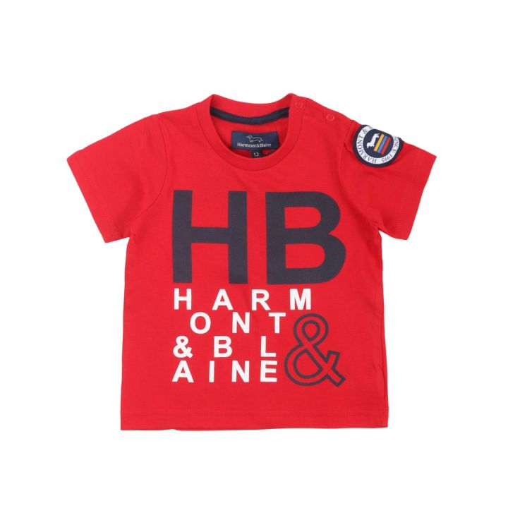 T-shirt Harmont & Blaine Bimbo Rosso