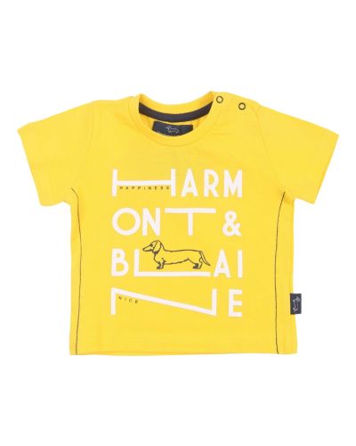 T-shirt Harmont & Blaine Bimbo Giallo