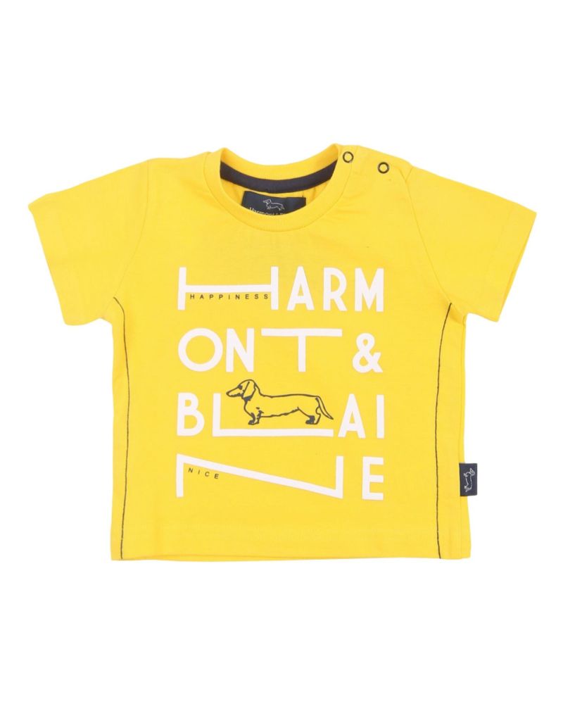 T-shirt Harmont & Blaine Bimbo Giallo