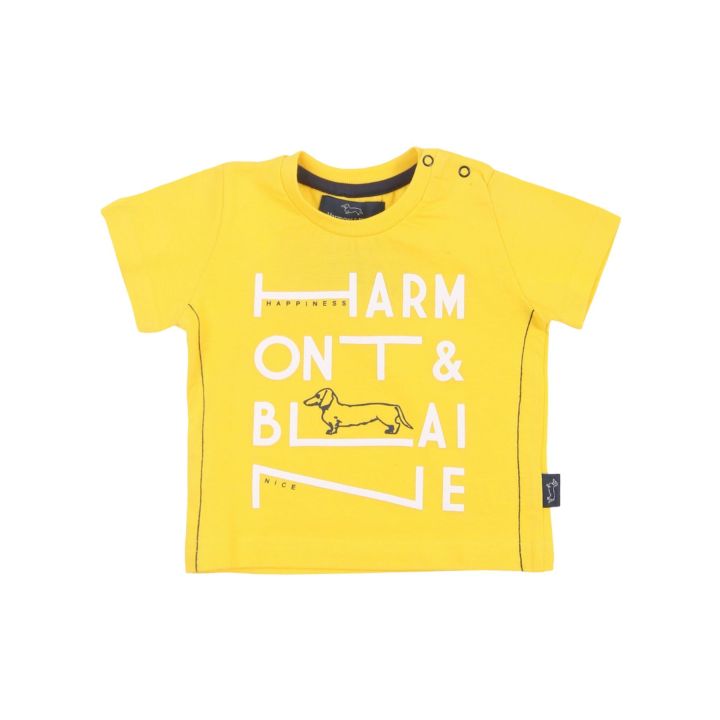 T-shirt Harmont & Blaine Bimbo Giallo