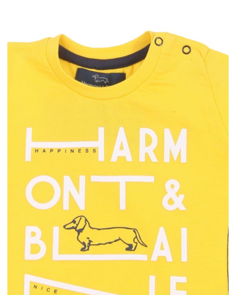 T-shirt Harmont & Blaine Bimbo Giallo - Primavera/Estate