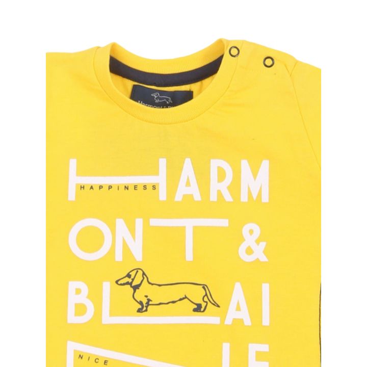T-shirt Harmont & Blaine Giallo Bimbo | Tamaiti