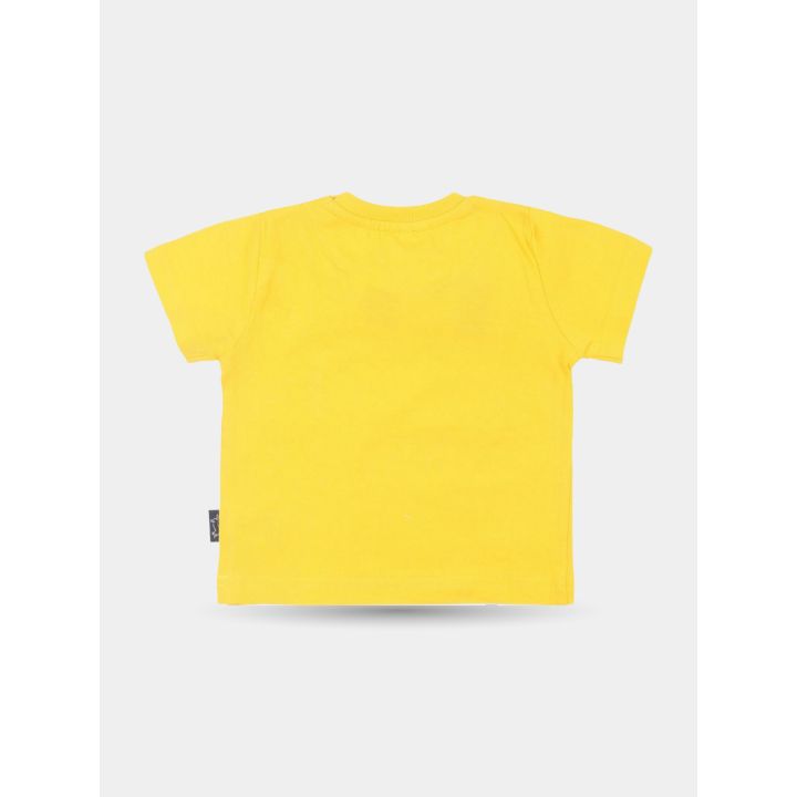 Retro della t-shirt gialla Harmont & Blaine da neonato