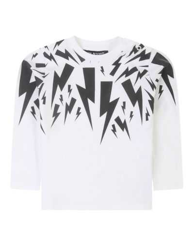 T-shirt Neil Barrett Bimbo Bianco