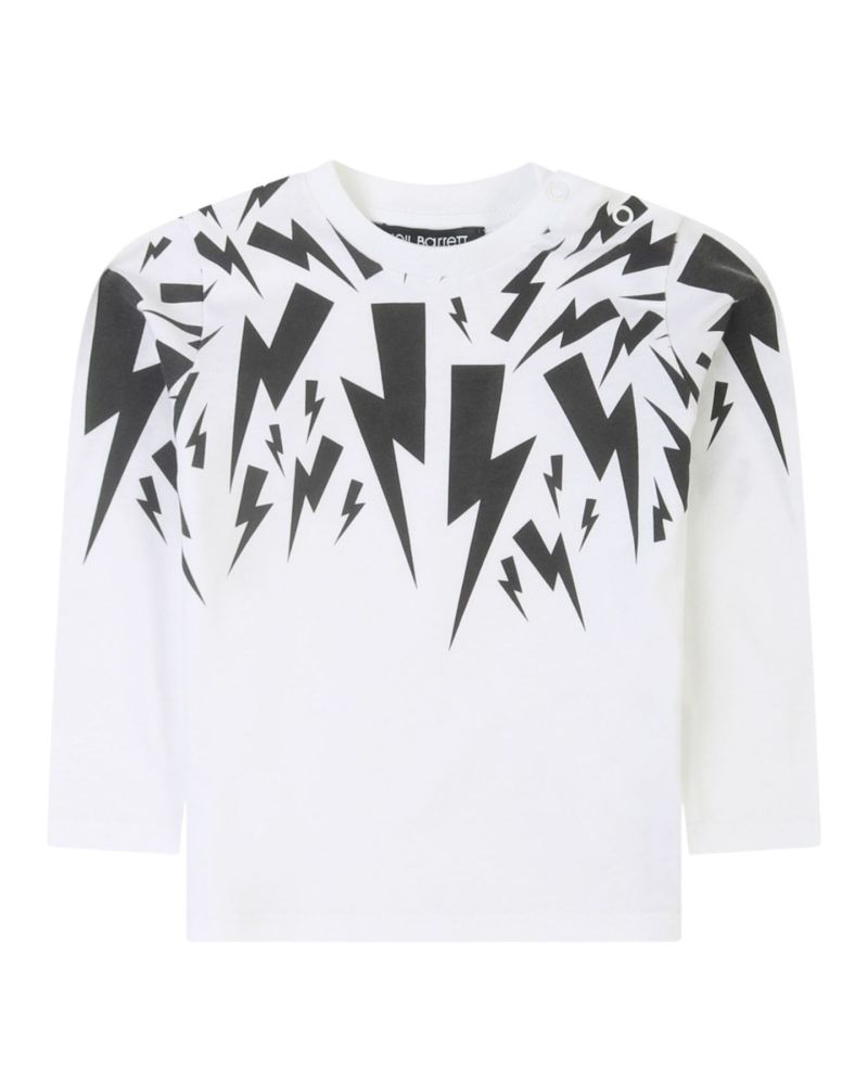 T-shirt Neil Barrett Bimbo Bianco