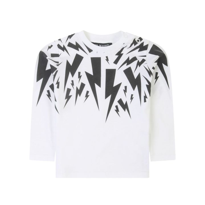 T-shirt Neil Barrett Bimbo Bianco