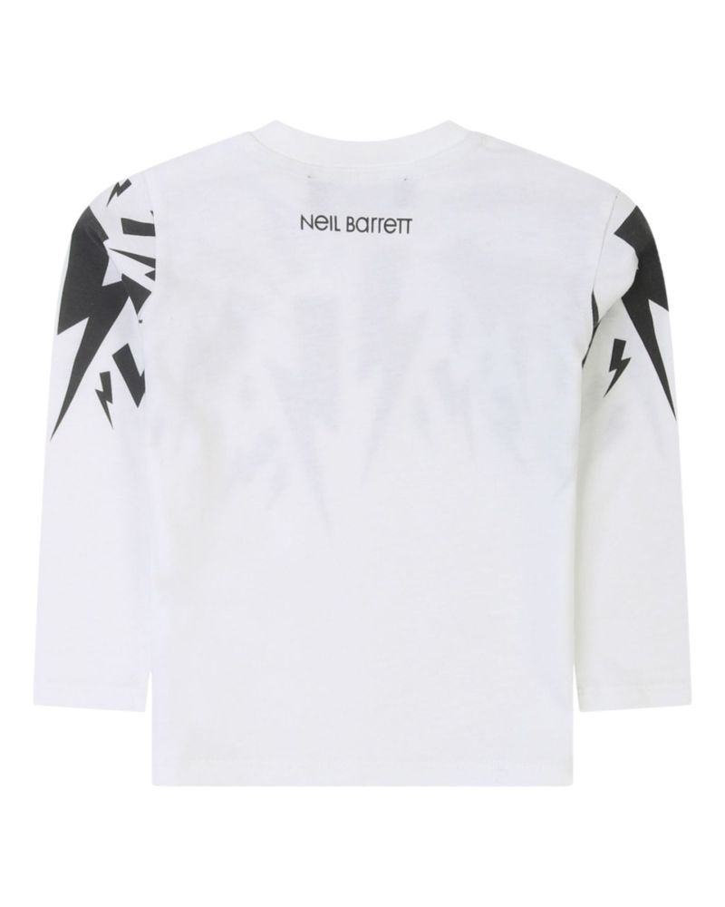 T-shirt Neil Barrett Bimbo Bianco - Primavera/Estate