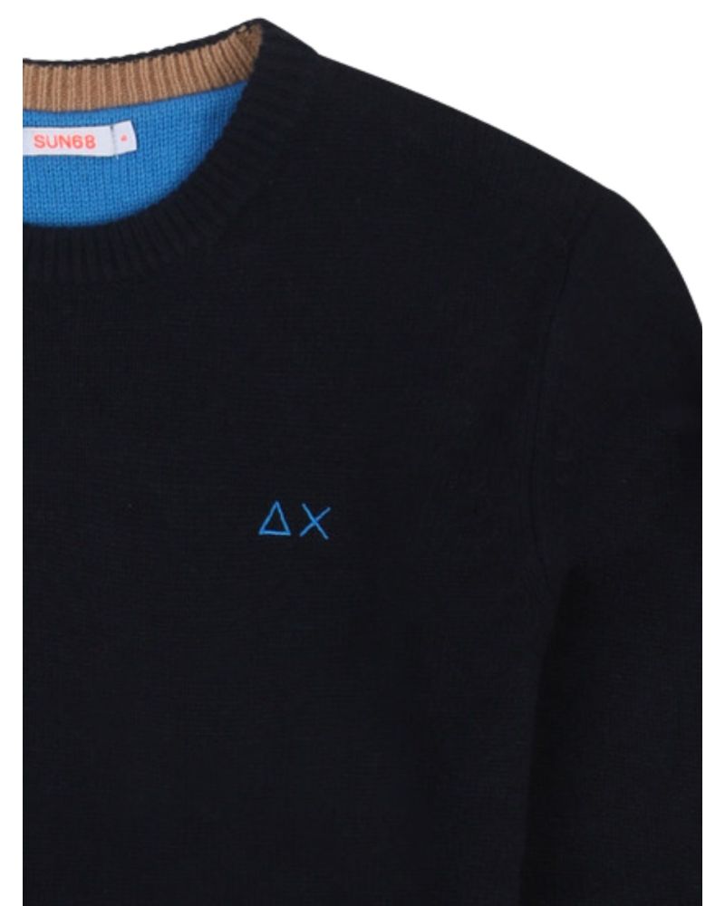 Maglione SUN68 Bambini e ragazzi Blu - Autunno/Inverno