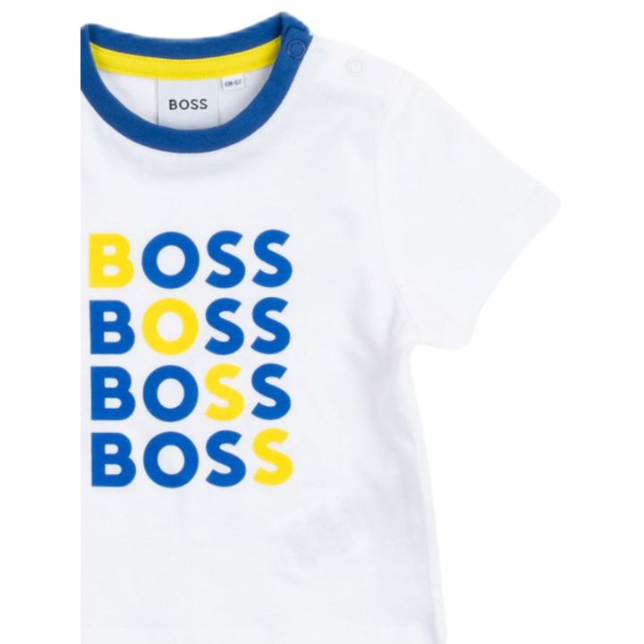 Completo Hugo Boss Multicolore Bimbo | Tamaiti