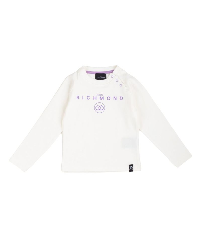 T-shirt John Richmond Bimba Bianco