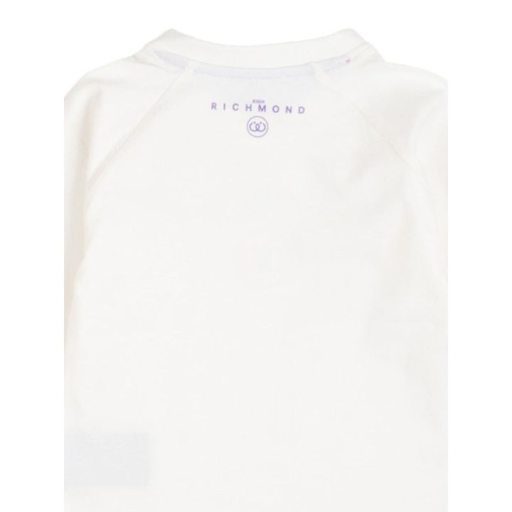 T-shirt John Richmond Bianco Bimba | Tamaiti