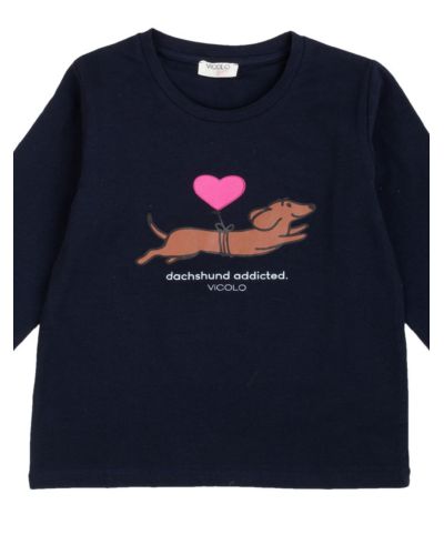 T-shirt Vicolo Bambine e ragazze Blu