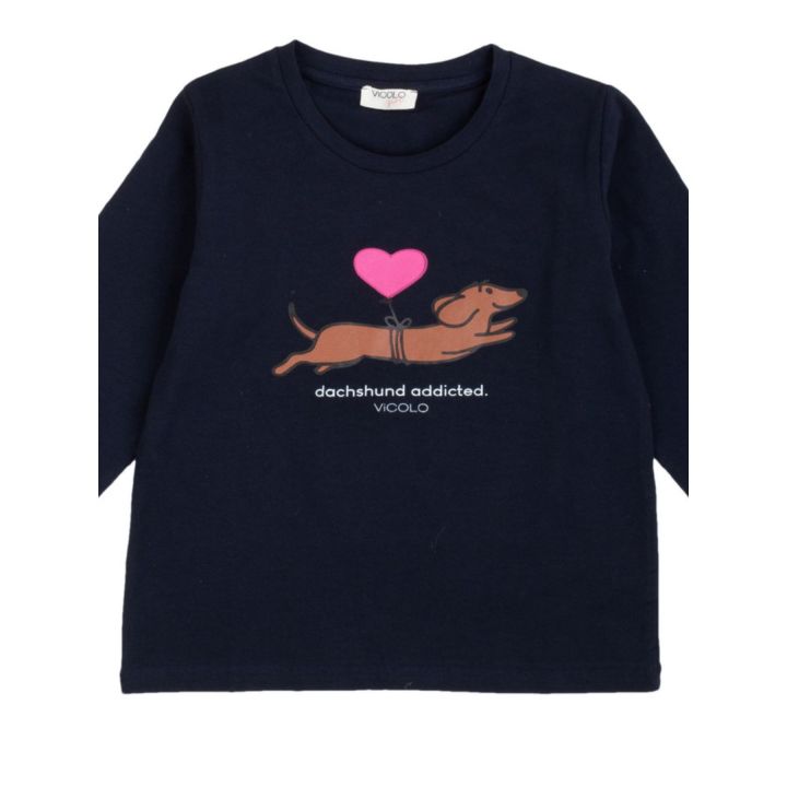 T-shirt Vicolo Bambine e ragazze Blu