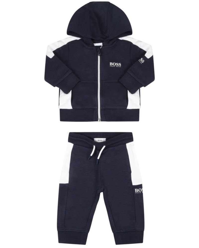 HUGO BOSS - Tuta - Bimbo - J08064-BLEU-CARGO