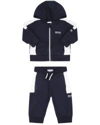 HUGO BOSS - Tuta - Bimbo - J08064-BLEU-CARGO