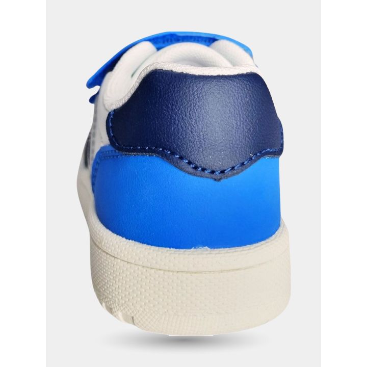Tallone blu e azzurro della sneaker Bikkembergs a strappo