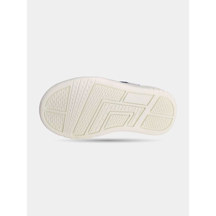 Suola bianca della sneaker Bikkembergs bianca e azzurra