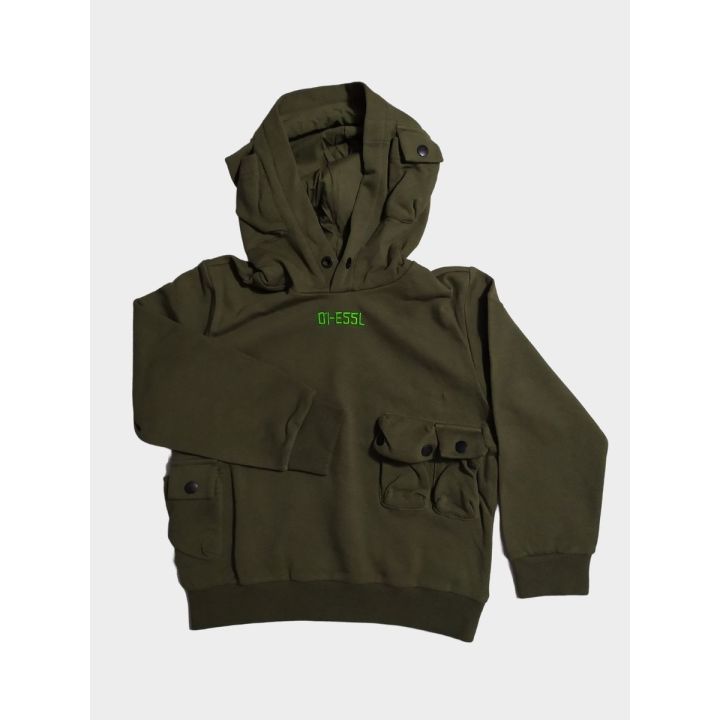 Felpa Diesel Bambini e ragazzi Verde