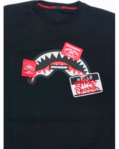 T-shirt Sprayground Bambini e ragazzi Nero - Primavera/Estate