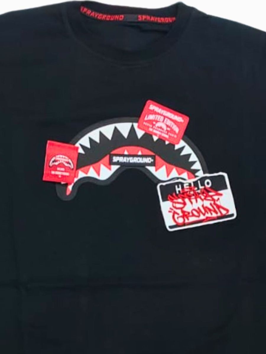T-shirt Sprayground Bambini e ragazzi Nero - Primavera/Estate