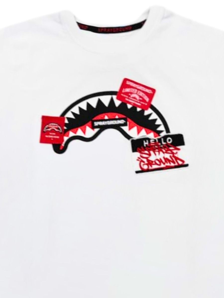 T-shirt Sprayground Bambini e ragazzi Bianco - Primavera/Estate