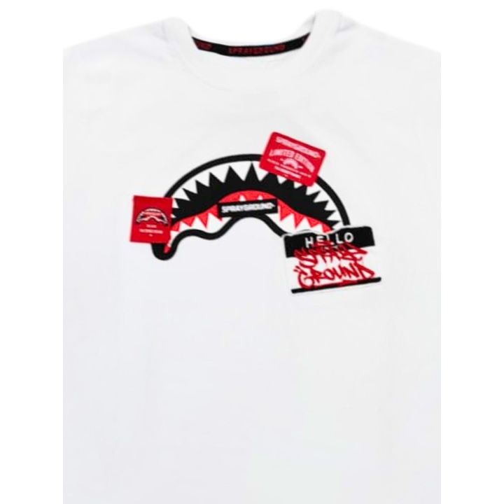 T-shirt Sprayground Bambini e ragazzi Bianco - Primavera/Estate