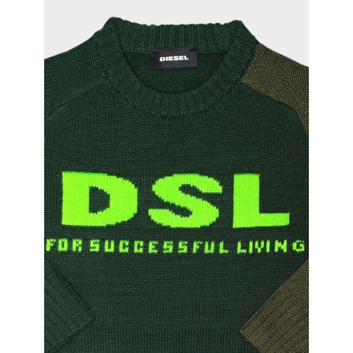 Maglia Diesel Bambini e ragazzi Verde - Autunno/Inverno