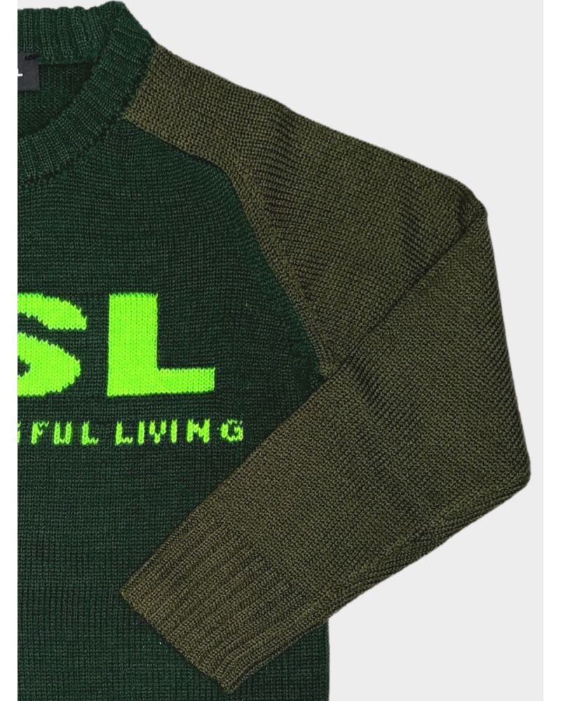 Maglia Diesel Bambini e ragazzi Verde - Autunno/Inverno