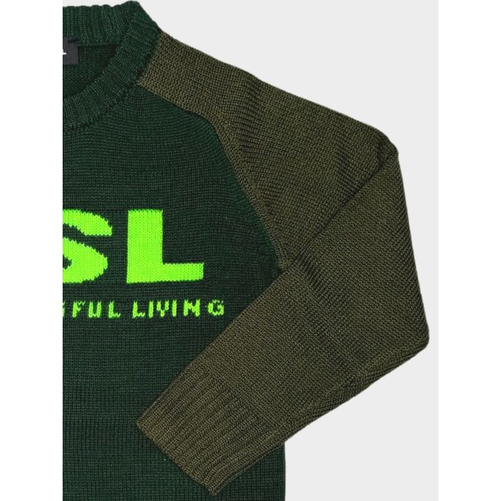 Maglia Diesel Bambini e ragazzi Verde - Autunno/Inverno
