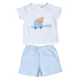 Completo Pastello Bimbo Celeste