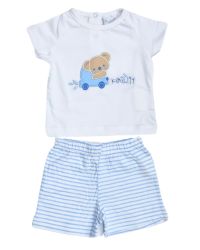 Completo Pastello Bimbo Celeste