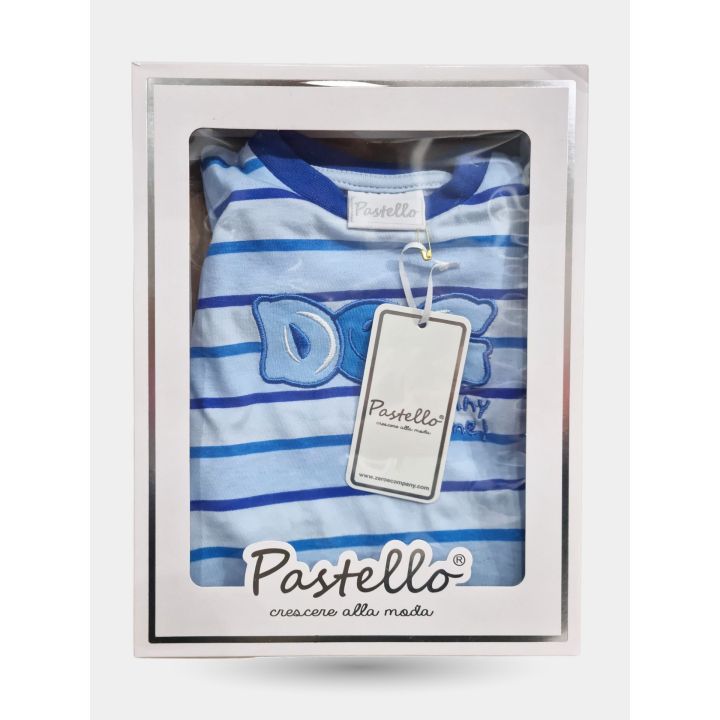 Completo Dog blu nella confezione Pastello con finestra