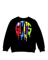 Felpa GCDS Bambini e ragazzi Nero - Autunno/Inverno