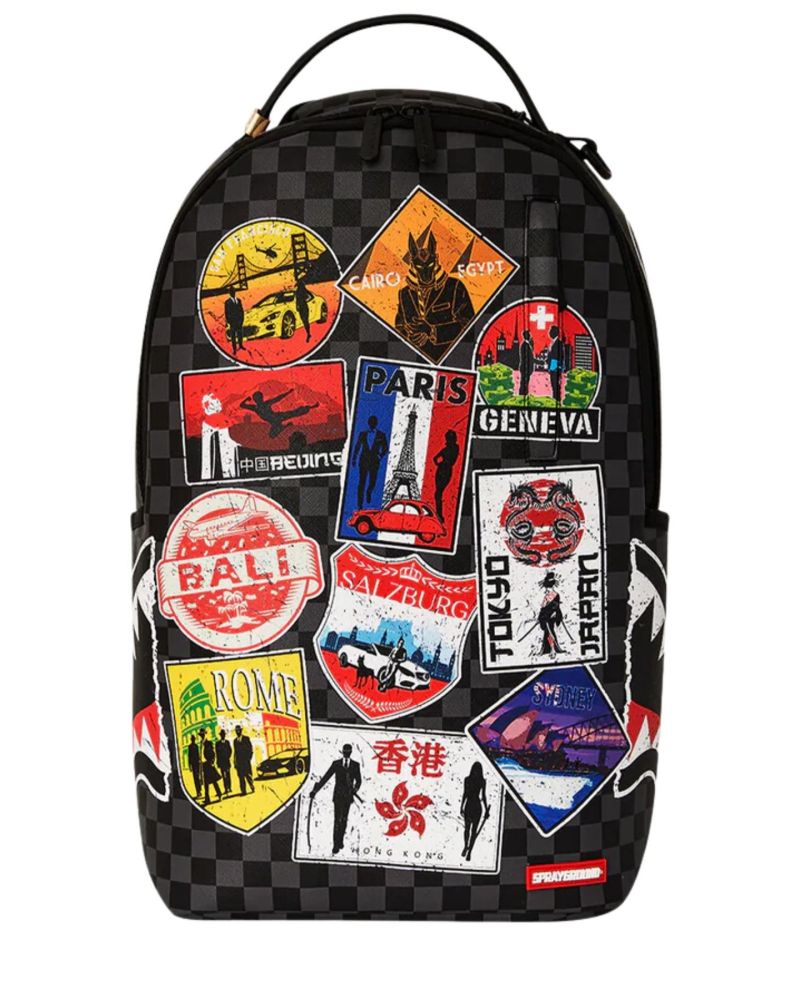 Sprayground - Zaino - Unisex - 910B6265NSZ-GLOBAL-MOGUL-INTERPOL