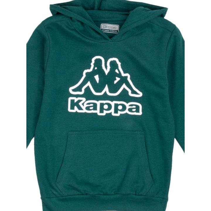 Felpa Kappa Verde Bambini E Ragazzi | Tamaiti