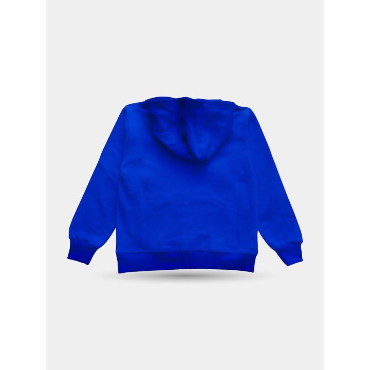 Retro liscio della felpa con cappuccio Sprayground blu royal