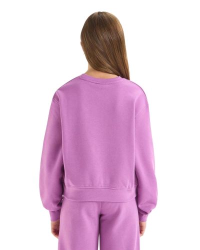Felpa Diadora Bambine e ragazze Lilla - Autunno/Inverno