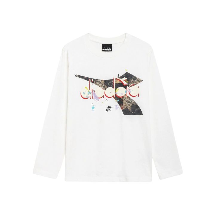 T-shirt Diadora Bambini e ragazzi Bianco