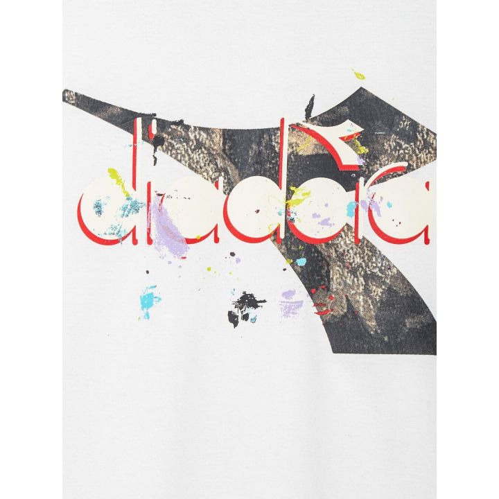 T-shirt Diadora Bambini e ragazzi Bianco - Primavera/Estate