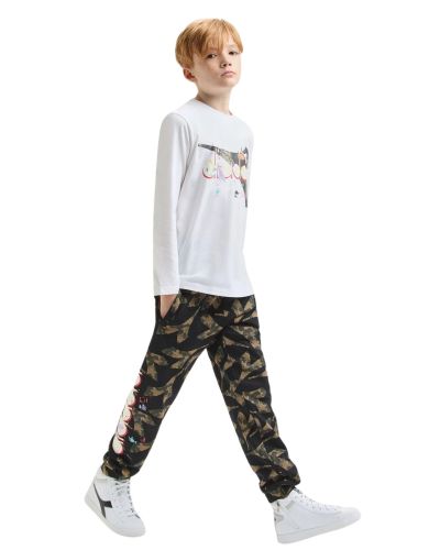 T-shirt Diadora Bambini e ragazzi Bianco - Primavera/Estate