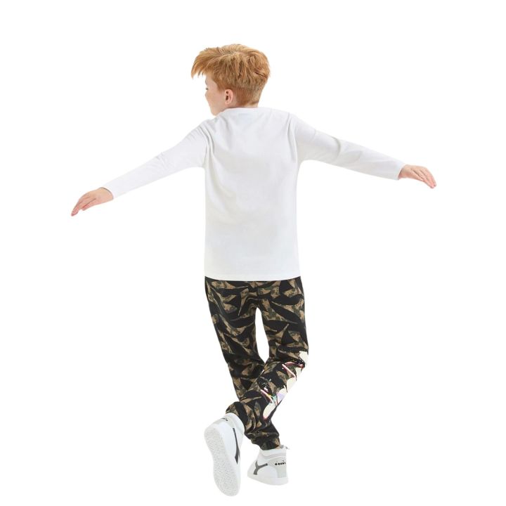 T-shirt Diadora Bianco Bambini E Ragazzi | Tamaiti