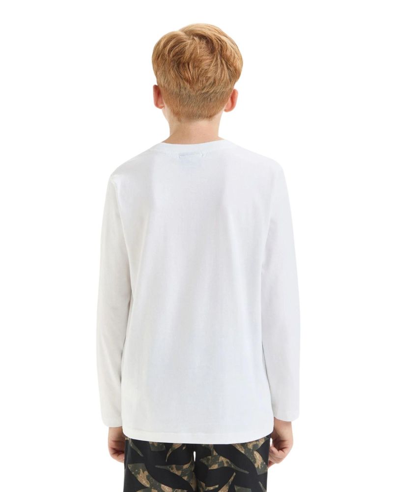 T-shirt Diadora Bambini e ragazzi Bianco - Primavera/Estate