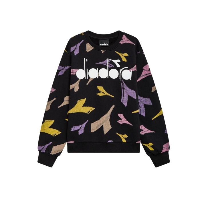 Felpa Diadora Bambine e ragazze Nero