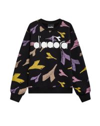 Felpa Diadora Bambine e ragazze Nero