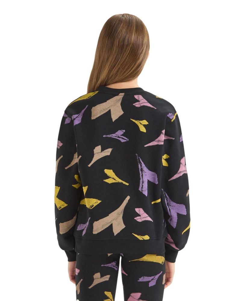 Felpa Diadora Bambine e ragazze Nero - Autunno/Inverno