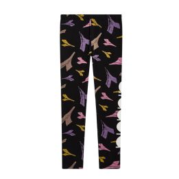 Leggings Diadora Bambine e ragazze Nero