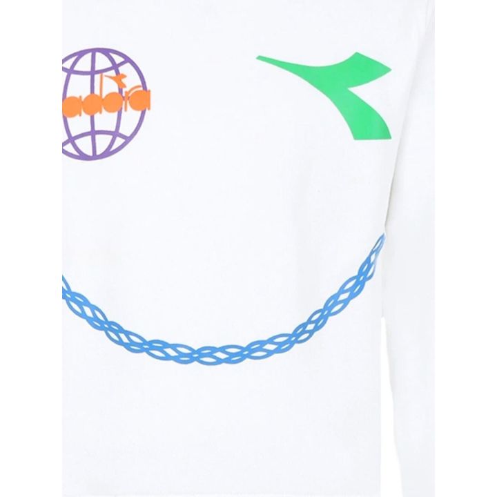 Felpa Diadora Bambini e ragazzi Latte - Autunno/Inverno