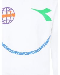 Diadora - Felpa - Bambini e ragazzi - F3DIBBSW072-FELPA-UNISEX-CREMA