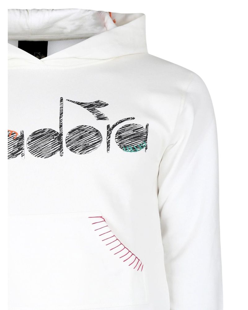 Felpa Diadora Bambine e ragazze Latte - Autunno/Inverno